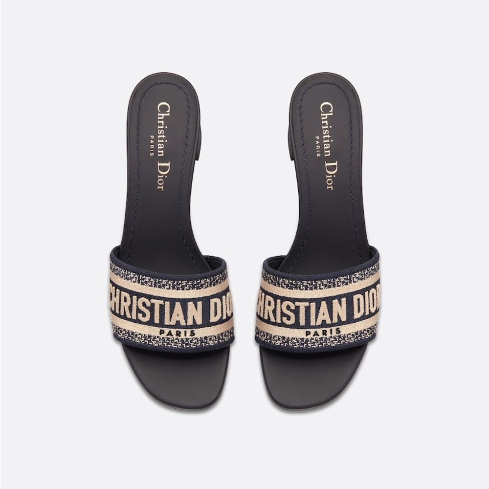 DIOR DWAY HEELED SLIDE